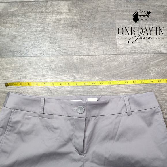 Loft Flat Front Shorts Size 12 - Picture 3 of 7